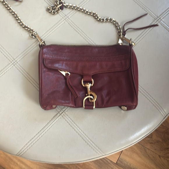 REBECCA MINKOFF Burgandy Mini MAC - Picture 5 of 6